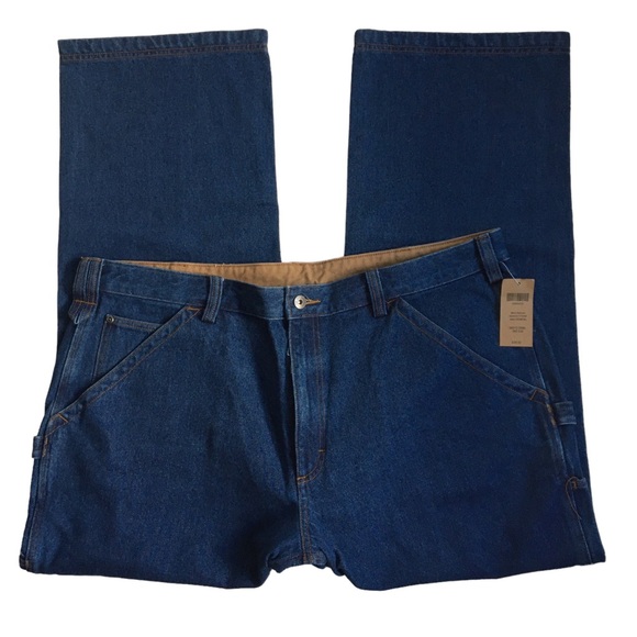 Duluth Trading Co Men’s Ballroom Carpenter 5 Pocket Jeans Denim 042 Size 42X30 - Picture 2 of 16